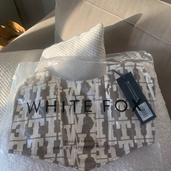 White Fox Softest Touch Bustier in mocha - Picture 2 of 2